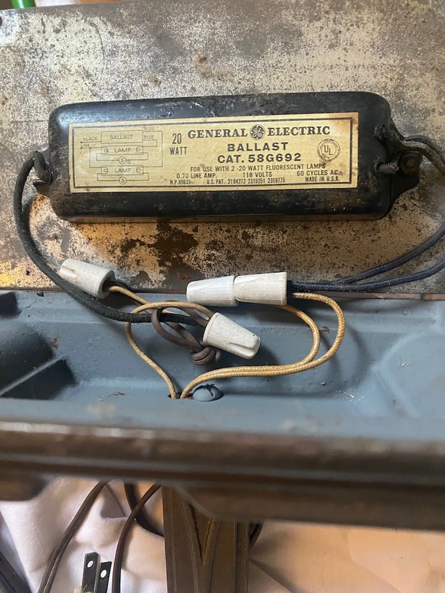 American desk lamp 1940