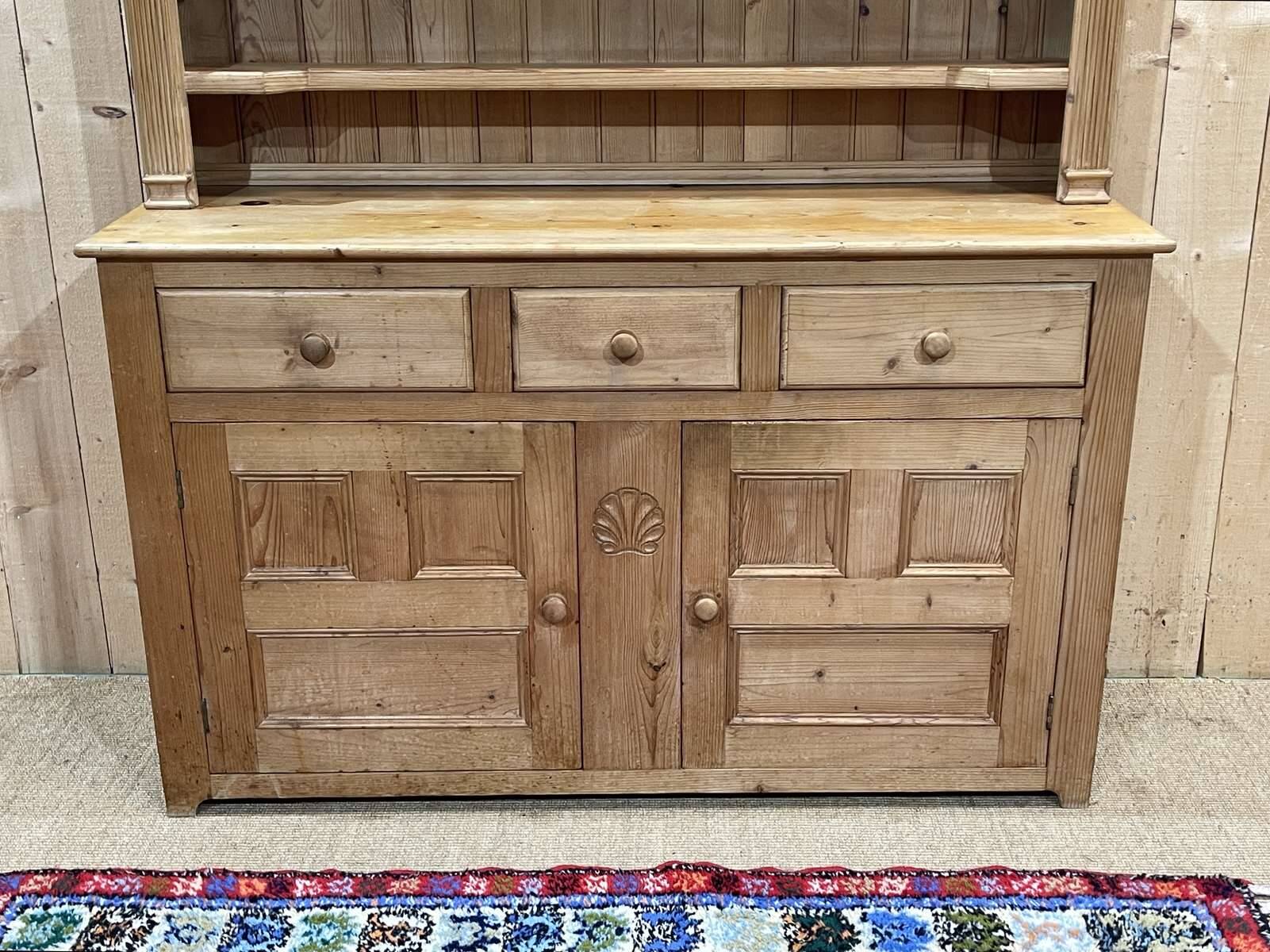 1950s English pine dresser