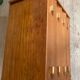 Vintage oak chest of drawers with 4 drawers
