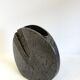 Dark gray ceramic vase by Nereo Boaretto
