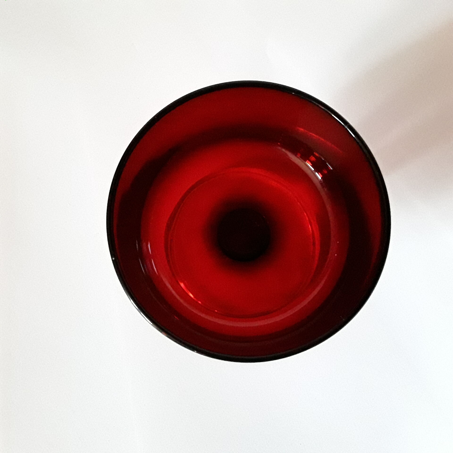 12 glasses, Luminarc Ruby red. Vintage