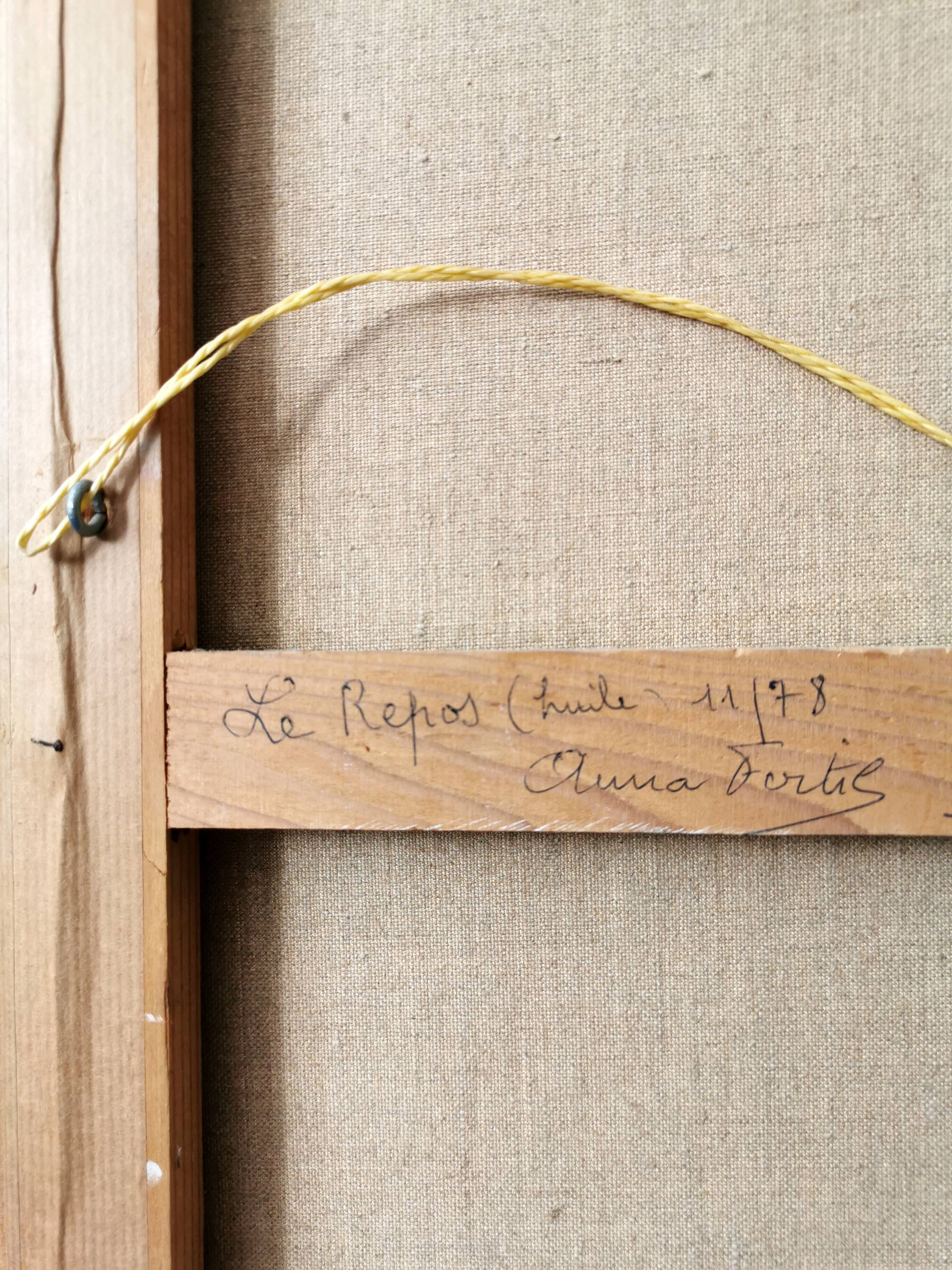 Ancient painting by Anna Fertis still life