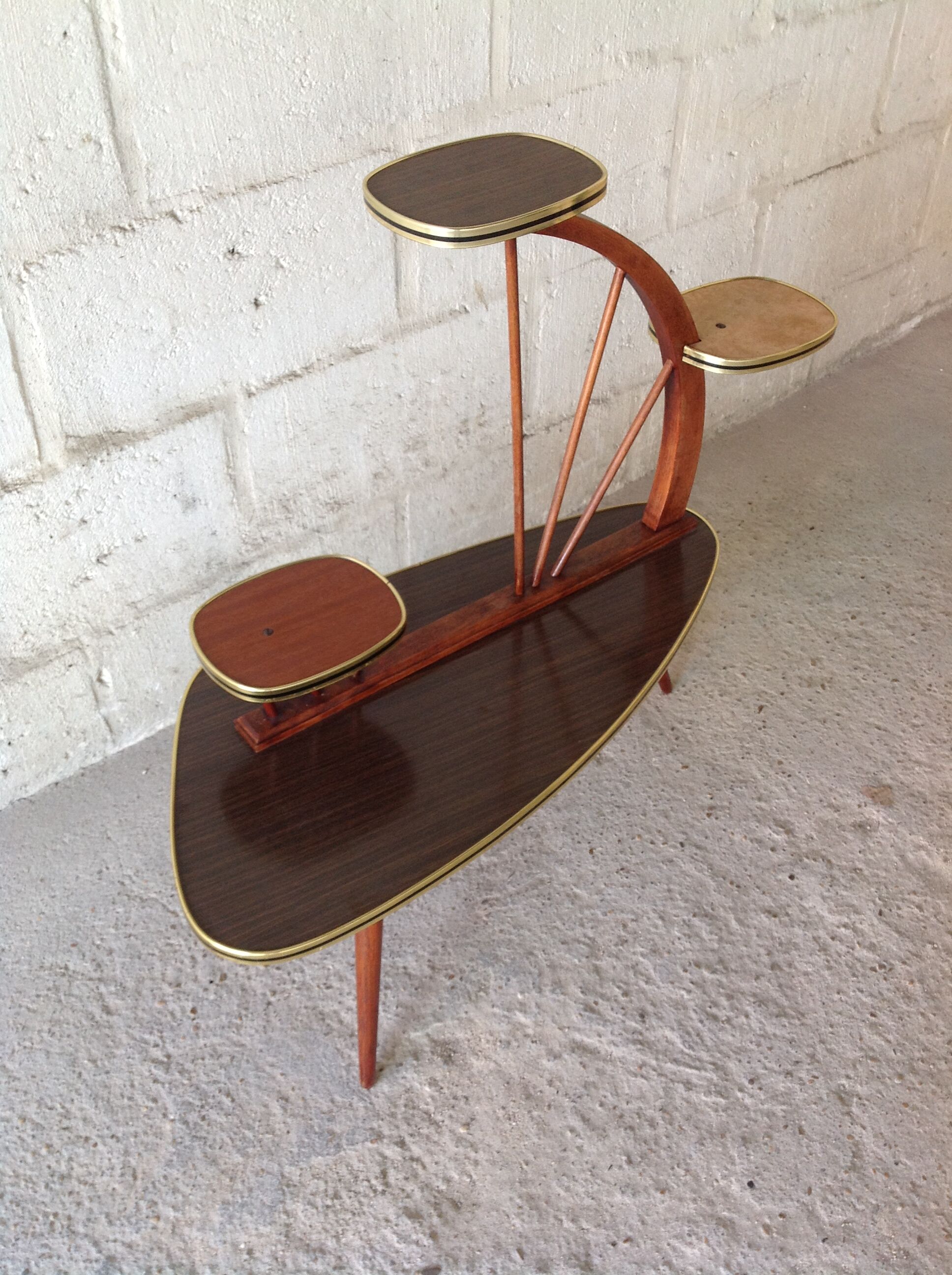 Vintage plant holder in formica