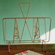 Golden metal magazine holder