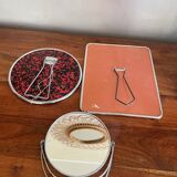 Set of 3 barber mirrors