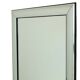 Vintage silver Deknudt mirror in Hollywood Regency style, 107 cm