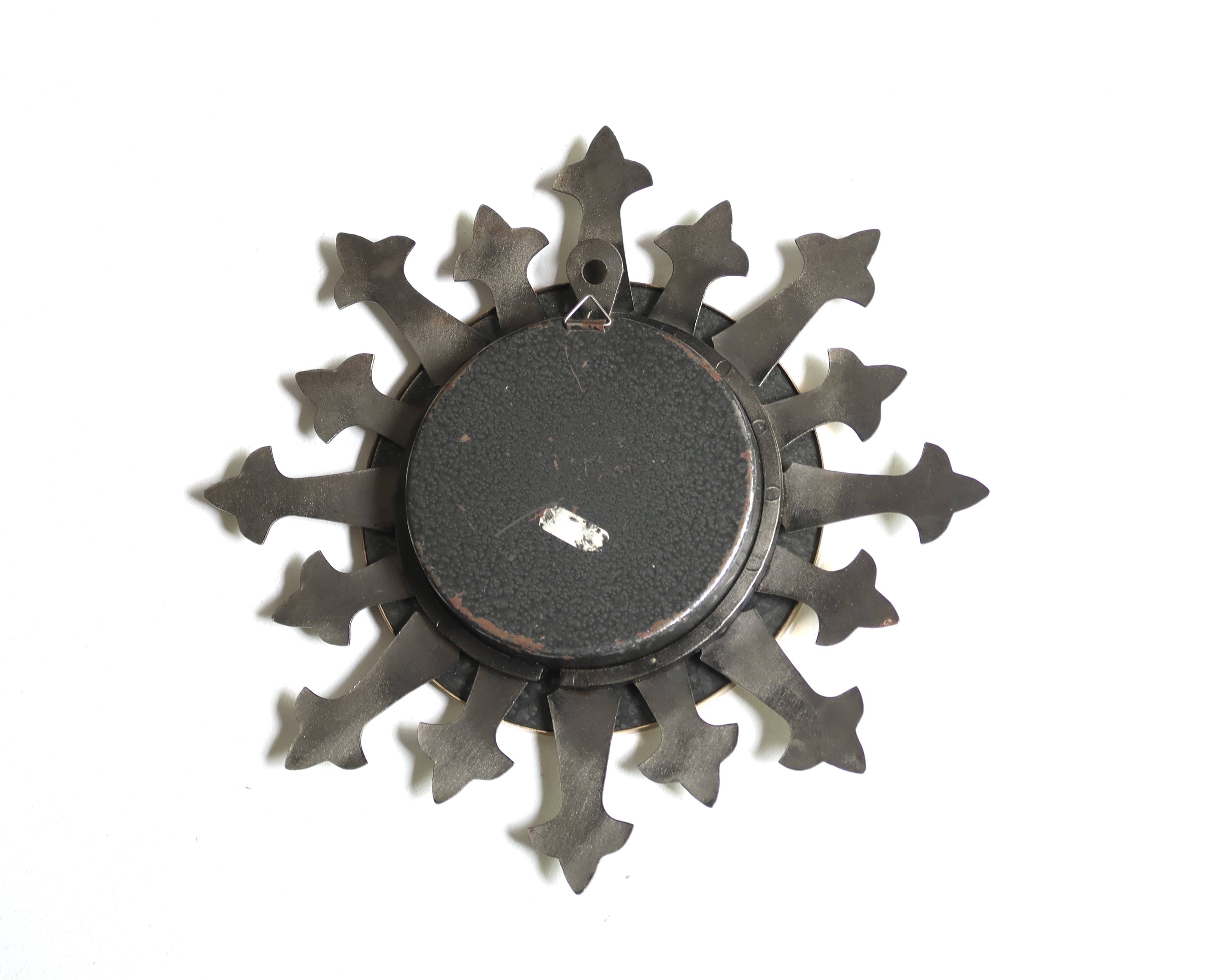 Small metal sun mirror, 1950s