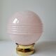 Art Deco lamp in brass and glass by Clichy
