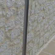 Vintage metal coat rack with 6 hooks
