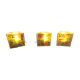Lot de 3 appliques Touch C1699
