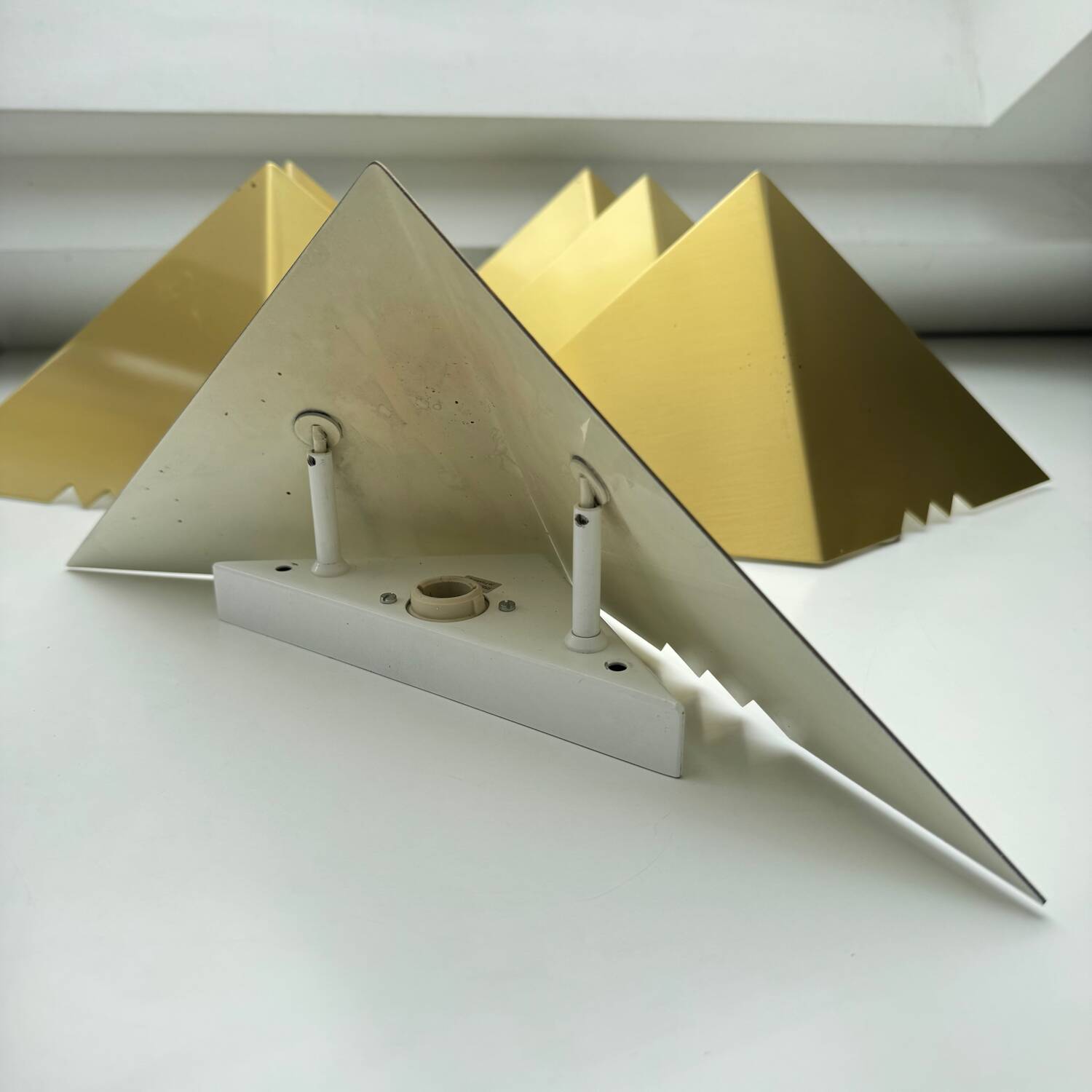 Set of 6 J.T. Kalmar Brass Wall Lamps