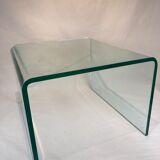 Set 2 glass nesting tables 1980