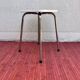 White formica stool