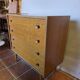 Vintage oak chest of drawers from the 1960s (4 drawers)