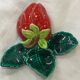 Albert Farlay ceramic strawberry slip
