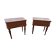 Pair of 50s Scandinavian style bedside tables