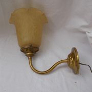 Brass wall light