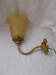 Brass wall light