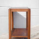 Art deco pedestal table, art deco service, art deco wood furniture, sofa end, interior decoration