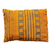 Coussin vintage fleuri canevas