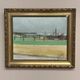 Original Swedish Oil on Panel – “Red Cottages” by Unknown Artist– Signed – Vintage & Framed – 48 × 40 cm (18.8" × 15.7")