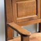 Singing bench / bench with storage chest in solid oak
