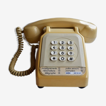 Socotel S63 vintage key phone, 1977, France
