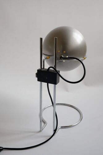 Lampe eye ball Reggiani design space age, années 70