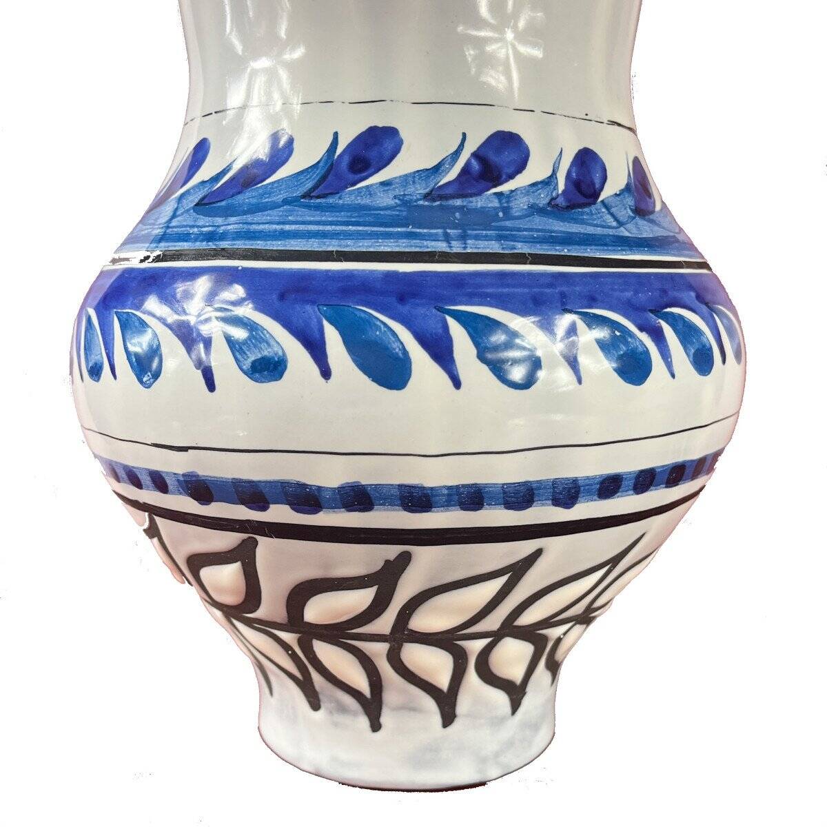 Roger Capron - Exceptional Large Baluster Vase in Blue