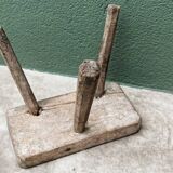 Brutalist Cowherd Stool, Tripod