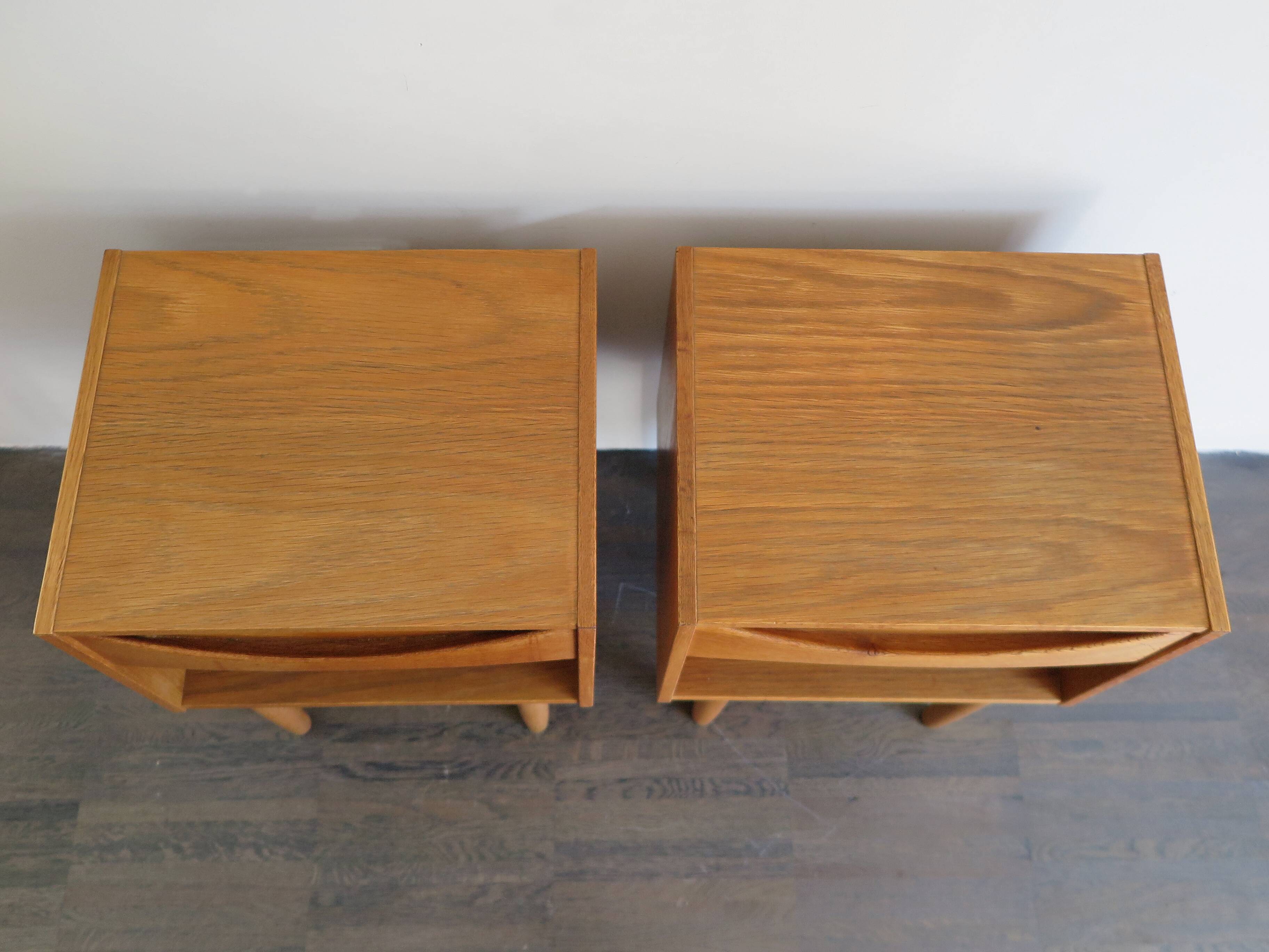 Arne Vodder set of scandinavian night stands, 1950s