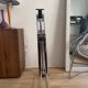 Folding acrylic dessert trolley on wheels