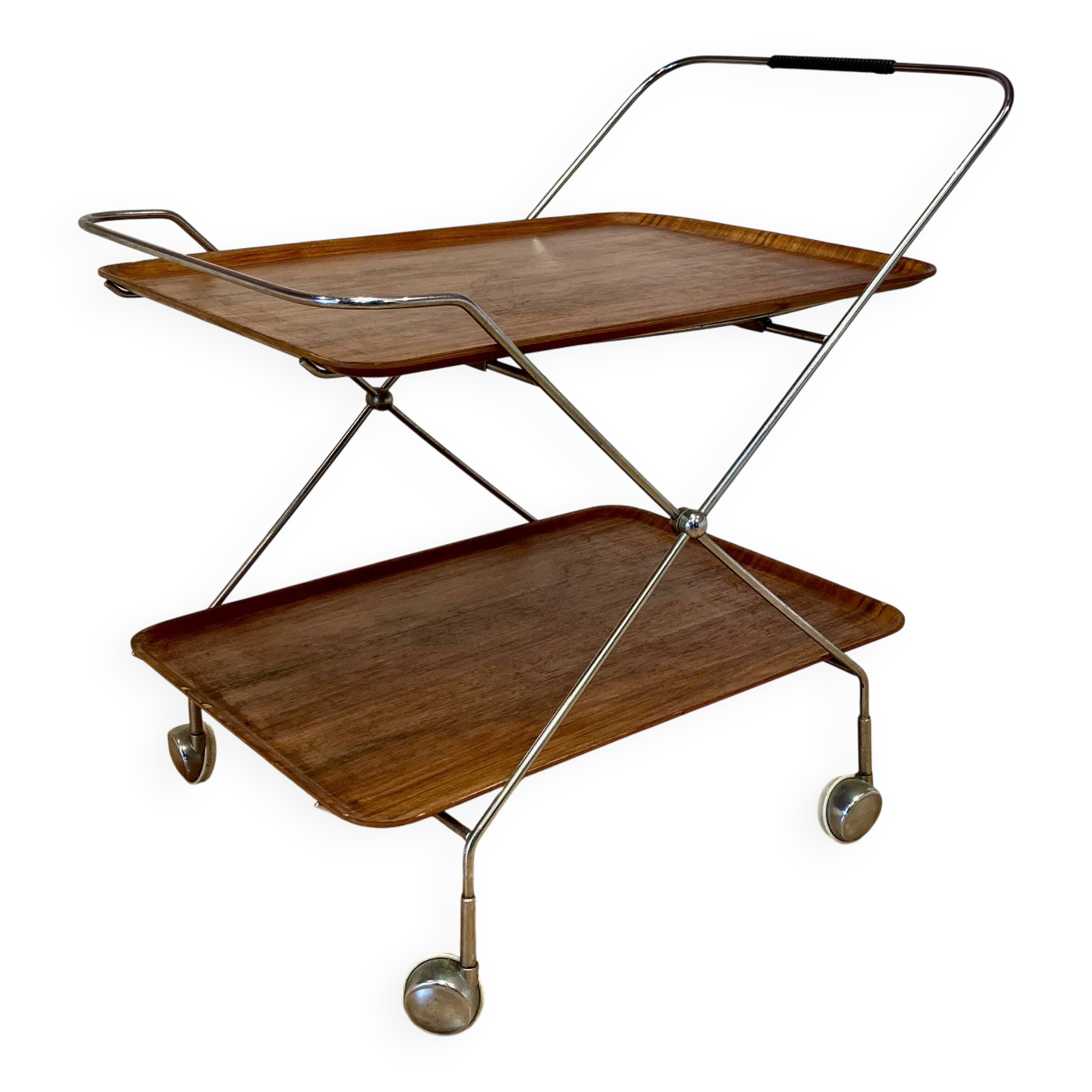 MODULAR SCANDINAVIAN DESSERT TABLE "PAUL NAGEL" 1950.