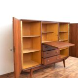 Mid-Century Danish Teak Highboard, 1960s.