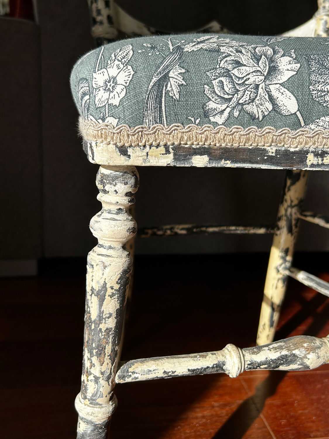 Two Napoleon III chairs, completely restored