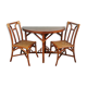 Maugrion console table and 2 chairs