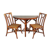 Maugrion console table and 2 chairs