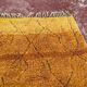 Moroccan Beni Ouarain rug 300 × 200 cm – saffron yellow and black