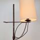 Brutalist Floor Lamp in Wrought Iron, 1950s