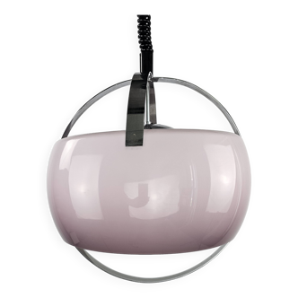 Lampe à suspension Guzzini avec abat-jour dégradé lilas