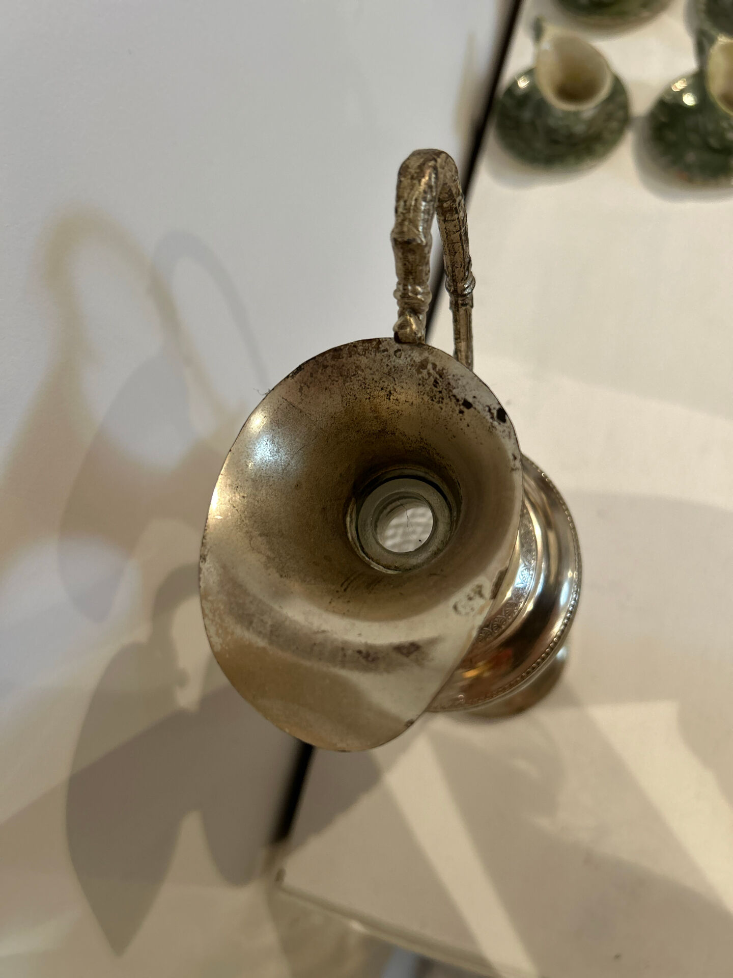 Silver-plated carafe