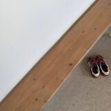 Vintage solid wood farmhouse bench