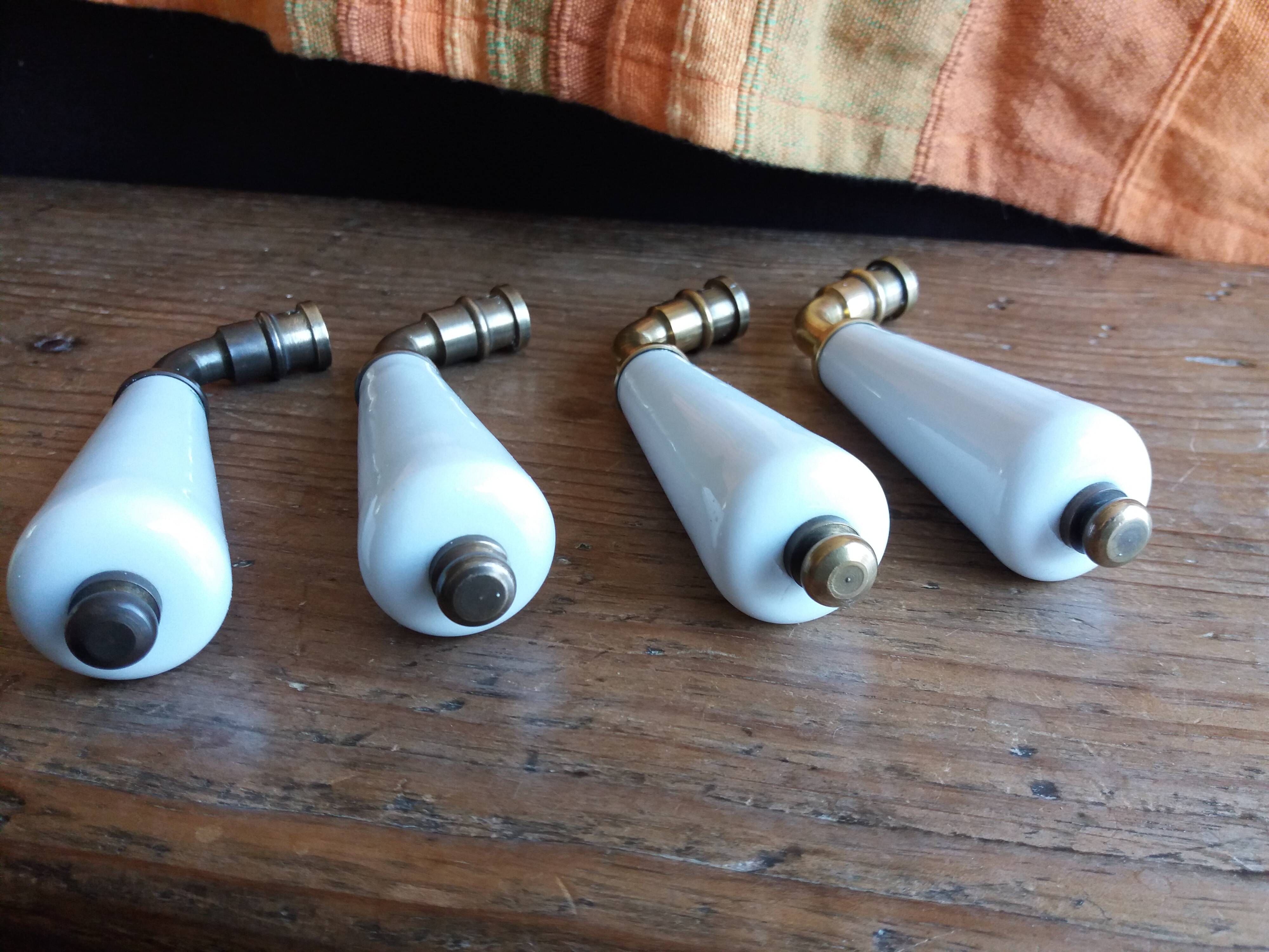 Limoges porcelain door handles