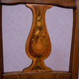 Set of 6 inlaid chairs – Biedermeier / Restoration style