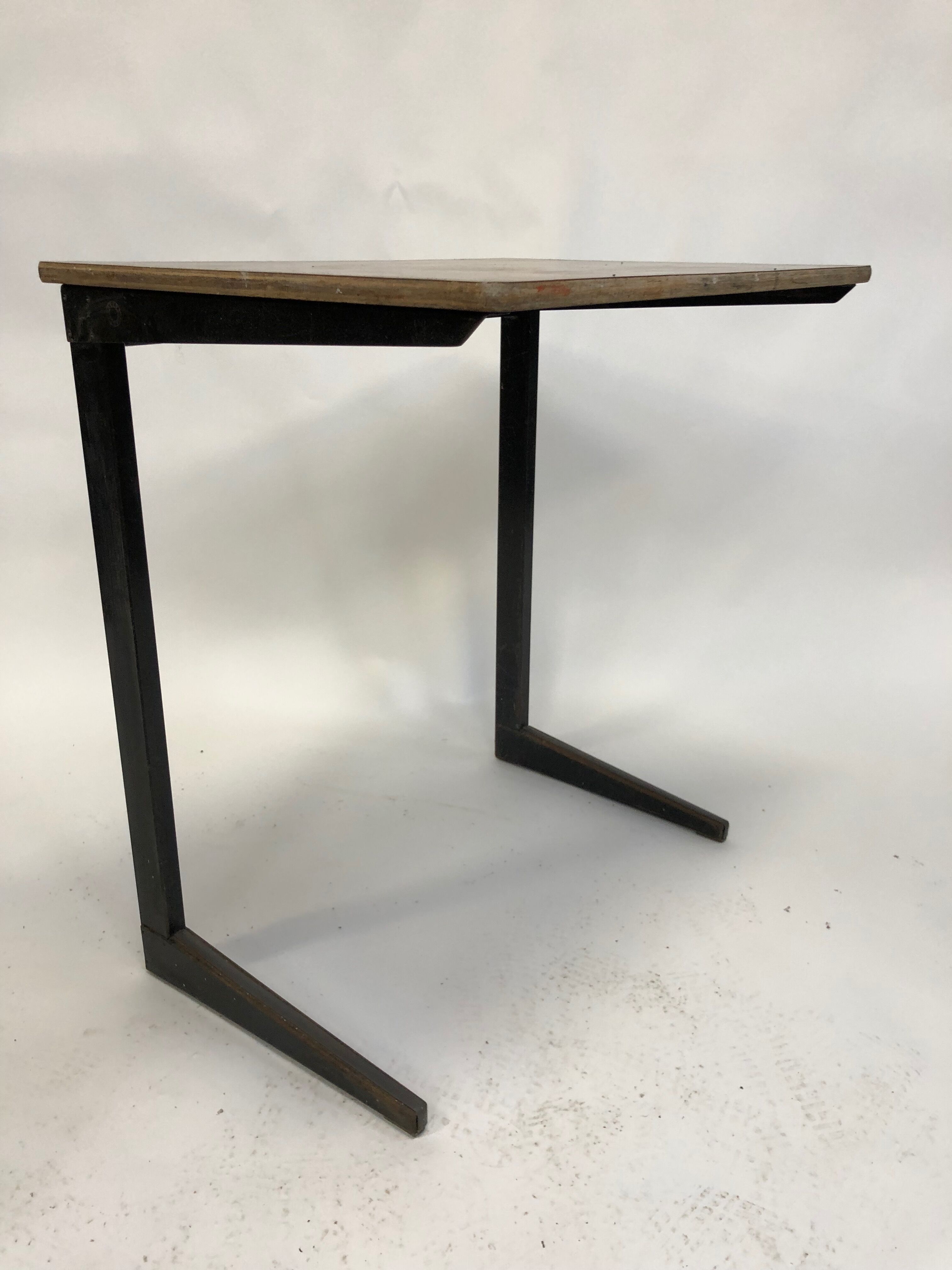 Vintage school Friso Kramer with Chair flesh compass work table