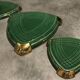 Set of 3 ART CERAMIC TRIVETS and BOTTLES by Poët Laval
