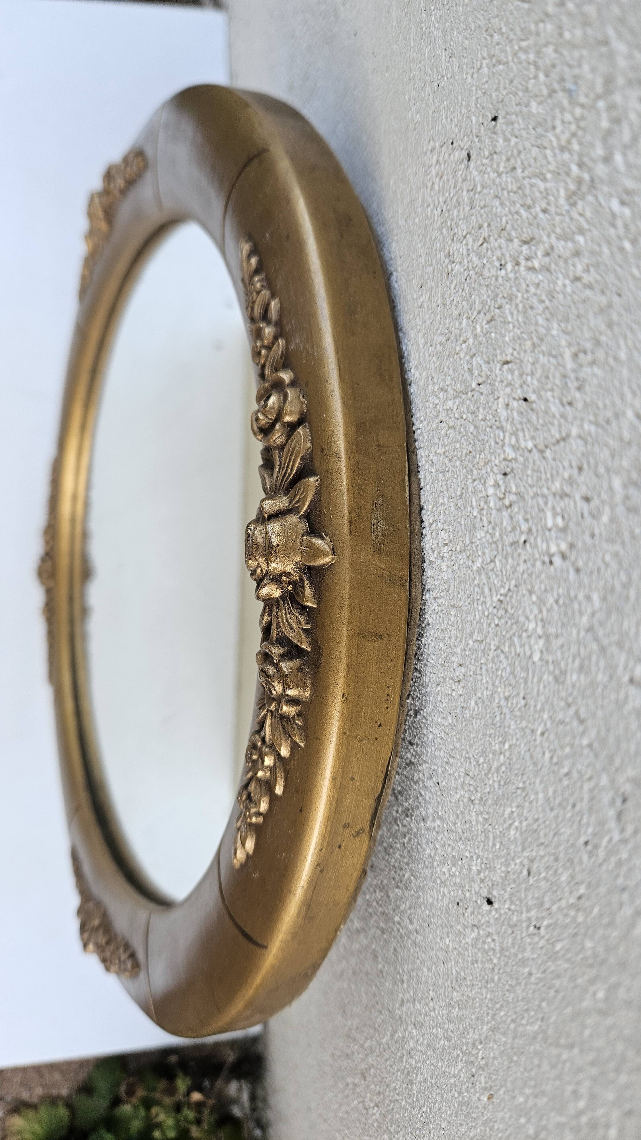 miroir baroque doré
