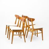 Set of 4 Danish model 210 Chairs from Farstrup, 1960's