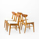 Set of 4 Danish model 210 Chairs from Farstrup, 1960's