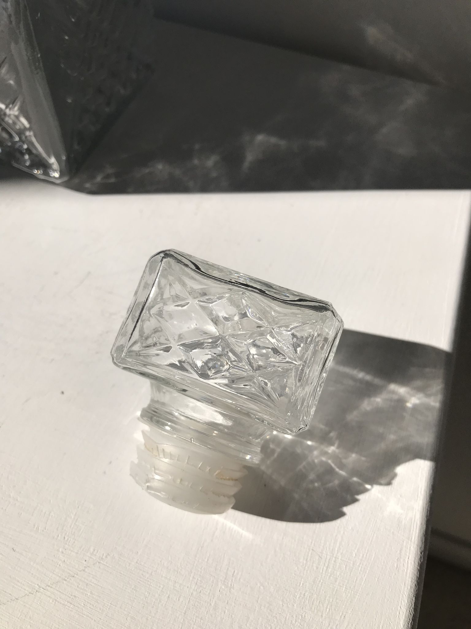 Carafe à whisky en verre